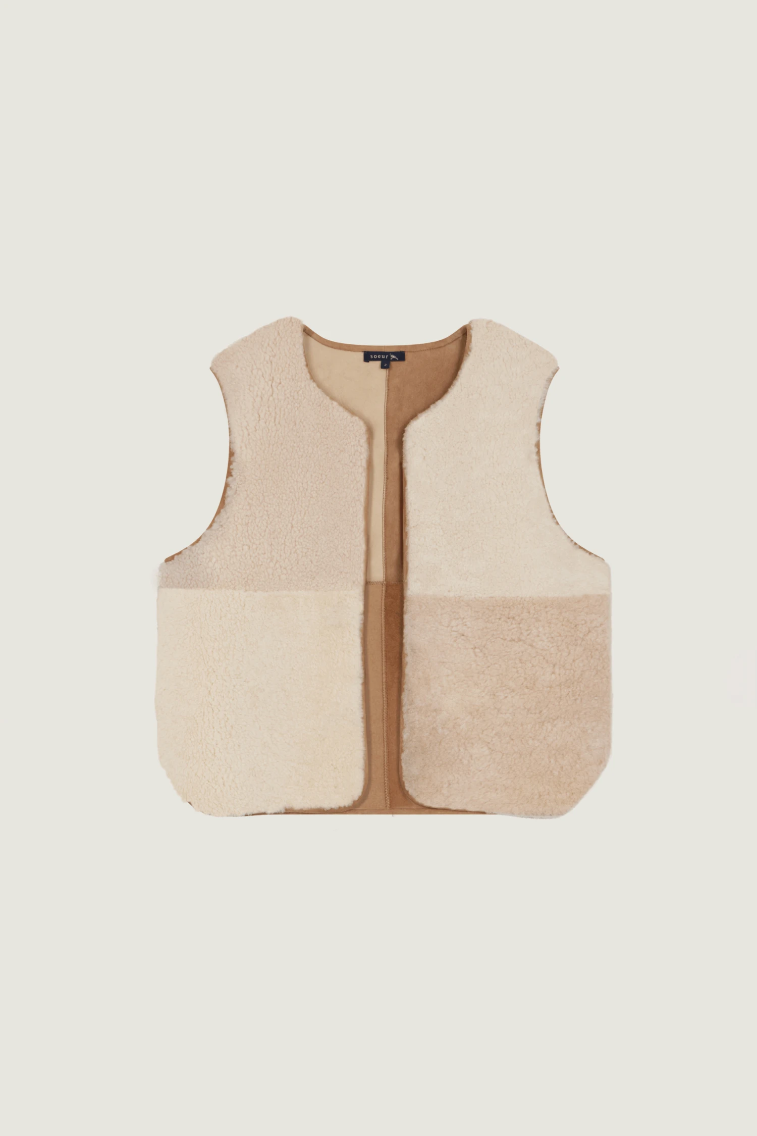 Soeur GILET RÉVERSIBLE SANS MANCHES VINH 7 Soeur GILET RÉVERSIBLE SANS MANCHES VINH – Image 7
