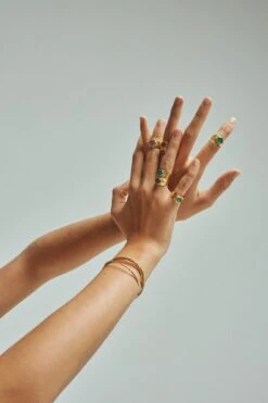 Boutique Mode Soeur 64 Boutique Mode Soeur -Boutique Mode Soeur LOOK14 BRACELET DOLORES BAGUE DRAGE 27259 bleu